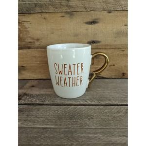 Sweater Weather Porcelain Mug by Global Design Connections